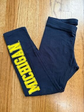 University of Michigan Navy Leggings